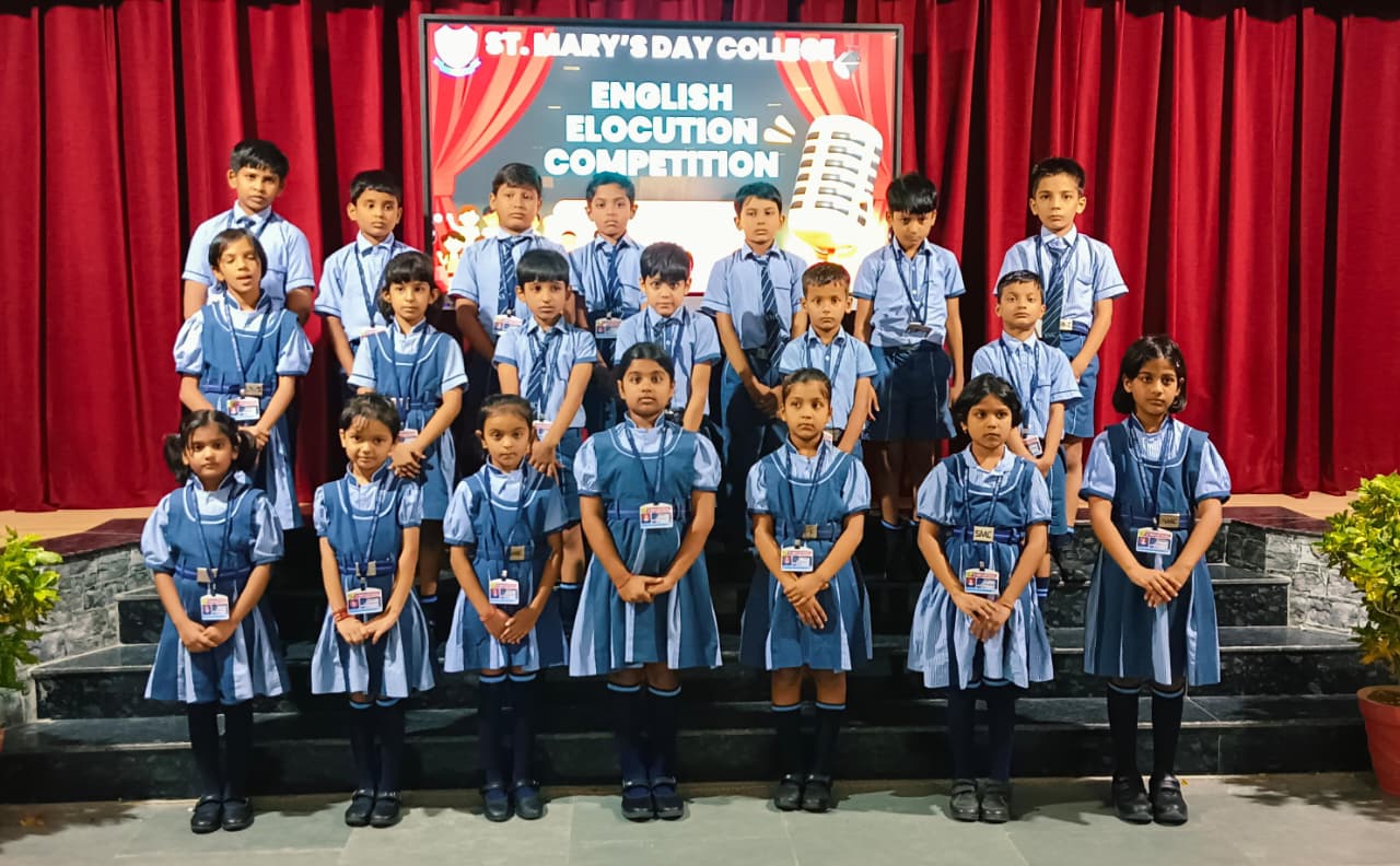 English Elocution Competition Primary and Junior Wing 2025