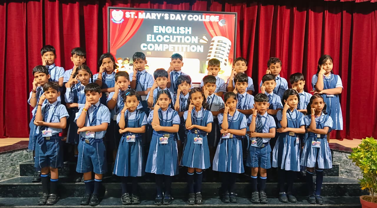 English Elocution Competition Primary and Junior Wing 2025