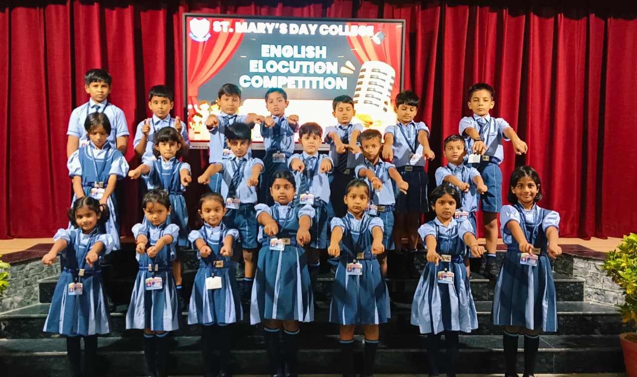English Elocution Competition Primary and Junior Wing 2025