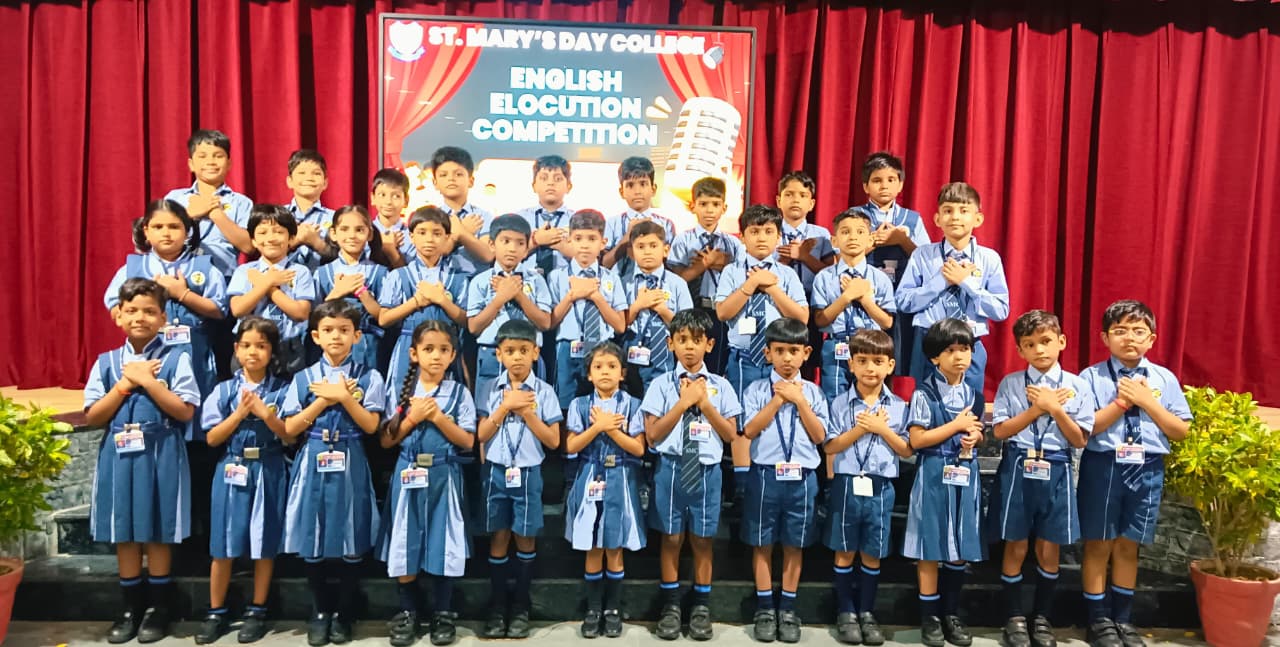 English Elocution Competition Primary and Junior Wing 2025