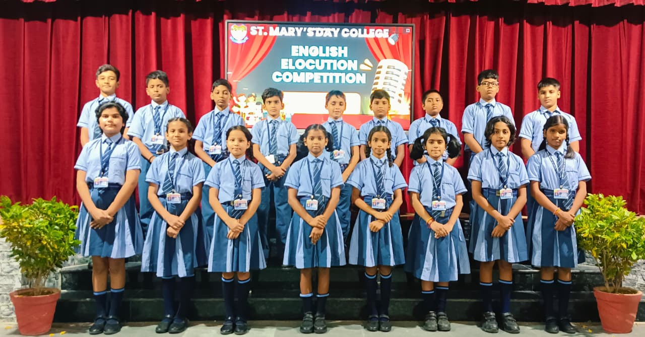 English Elocution Competition Primary and Junior Wing 2025