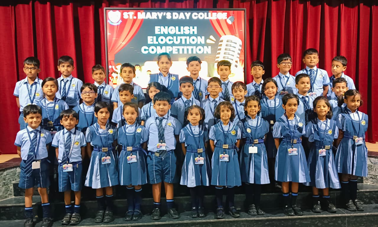 English Elocution Competition Primary and Junior Wing 2025