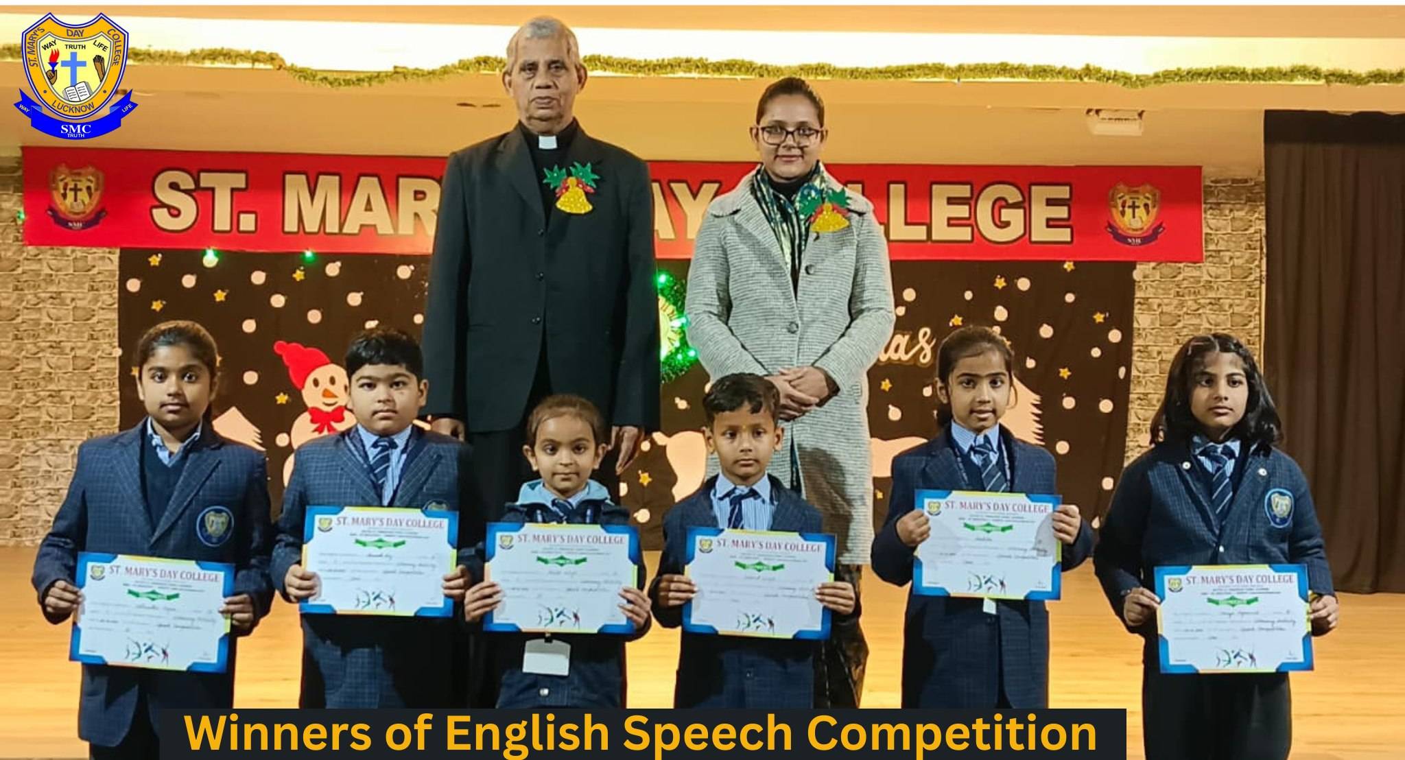 Winners of the English Speech Competition 2025 (I-X)