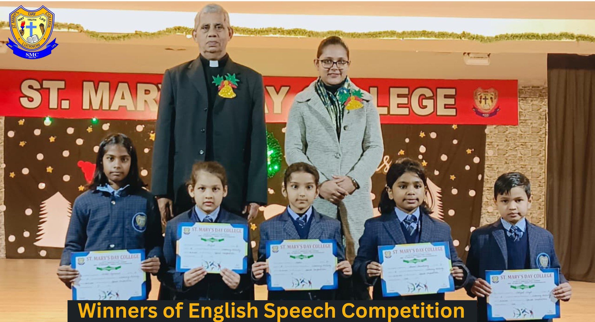 Winners of the English Speech Competition 2025 (I-X)